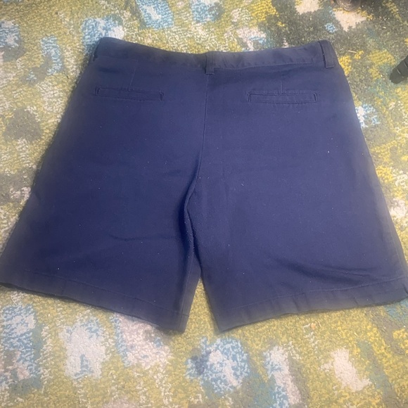 A+ Navy Uniform Shorts- Big Kids Boys- 16H- Husky - Picture 2 of 7